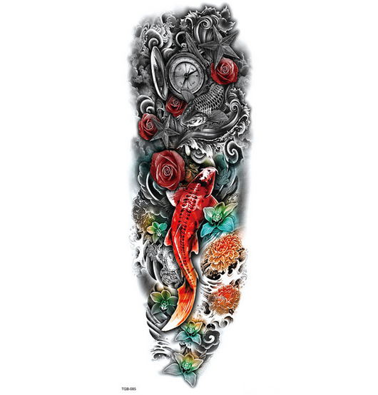 Tatuaje Temporal Impermeable de Brazo Completo - Image 13