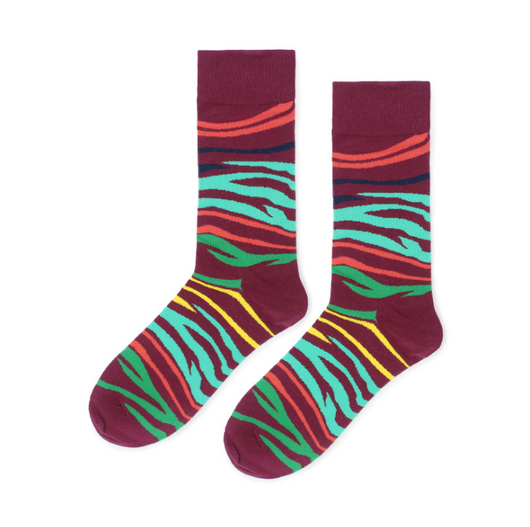 Calcetines Clásicos a Rayas para Hombre - Algodón Puro Estilo Skate - Image 5