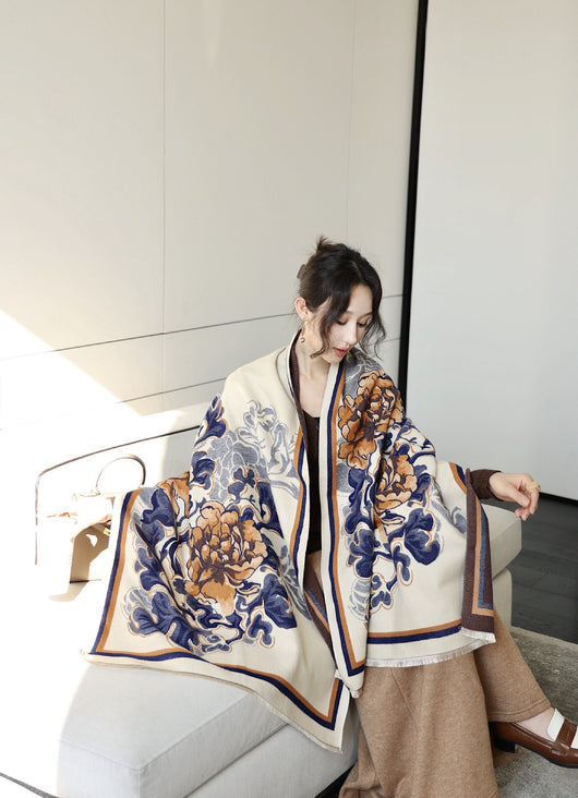 Chal Versátil de Oficina Estilo Coreano para Otoño e Invierno - Image 20