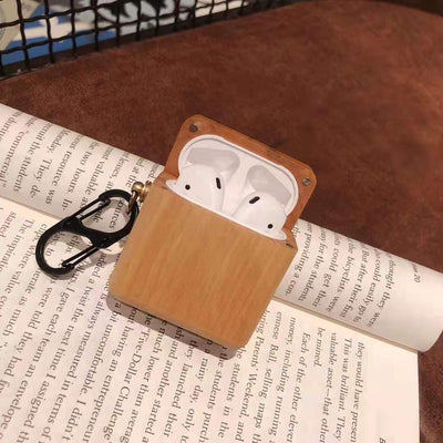 Estuche de Madera para AirPods con Bluetooth - Protección Premium - Image 5