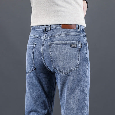 Pantalones de Vestir Holgados Rectos Invierno Gruesos para Hombre - Image 3