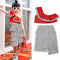Conjunto Falda y Blazer a Rayas