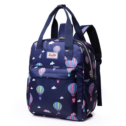 Mochila Trolley Plegable Impresa 2 en 1 con Asa Desprendible - Image 2