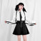 Falda Punk Metal con Correas Dobles y 3 Formas de Uso