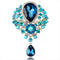 Rhinestone alloy corsage for women 132C