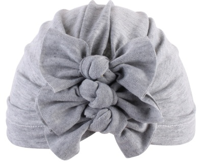 Gorro para bebé con lazo plisado - Image 9