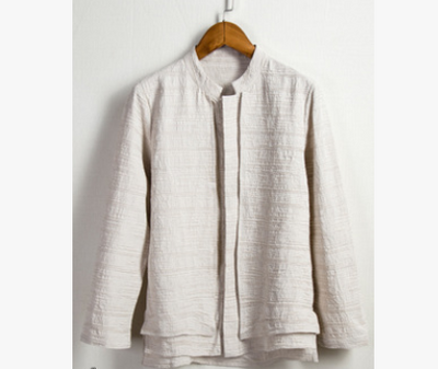 Camisa Lino Hombre Estilo Chino - Tang Suit Algodón y Lino