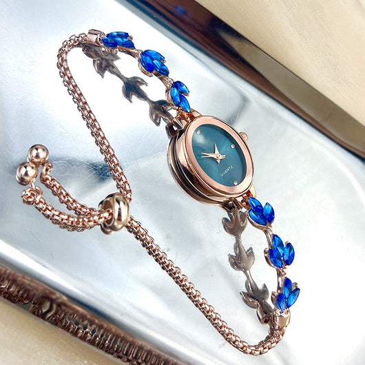 Reloj Pulsera Ovalado de Lujo Retro - Cuarzo de Alta Gama para Mujer - Image 19