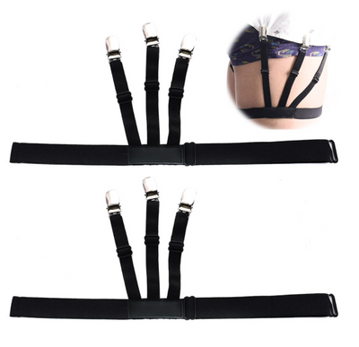 Tirantes Sujetadores de Camisa para Hombre - Elásticos Ajustables Antiarrugas - Image 4