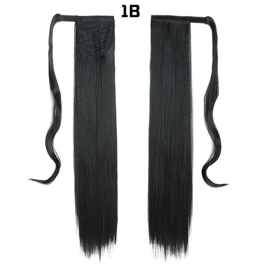 Cola de Caballo Extensible con Velcro - Cabello Liso Europeo - Image 21