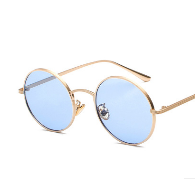 Gafas de Sol Marco Metálico Circular Estilo Punk - Image 22