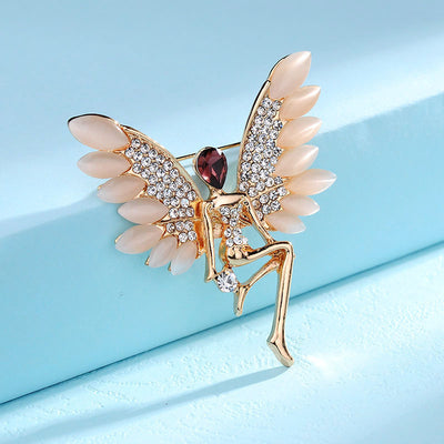 Broche Corsage Alas de Ópalo Cristal para Suéter y Cardigan - Image 16