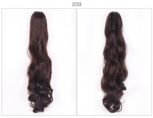 Coleta Postiza Rizada con Pinza de Garra - Extensión de Cabello Instantáneo - Image 6