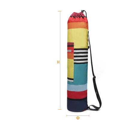 Mochila de yoga en lona estampada - Image 5