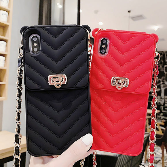 Funda para Celular con Cadena