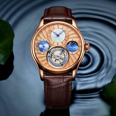 Reloj Mecánico Automático Hueco para Hombre de Negocios
