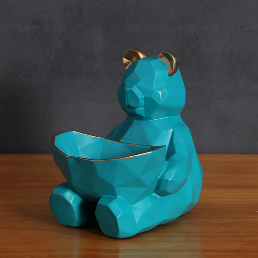 Adornos Organizadores Geométricos con Forma de Oso