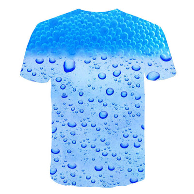 Playera Estampado Cerveza y Burbujas - Image 3