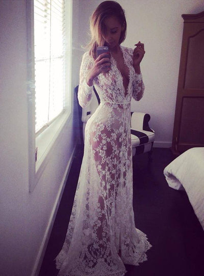 Pijama Embarazo con Encaje - Vestido Premamá Cómodo y Elegante - Image 8