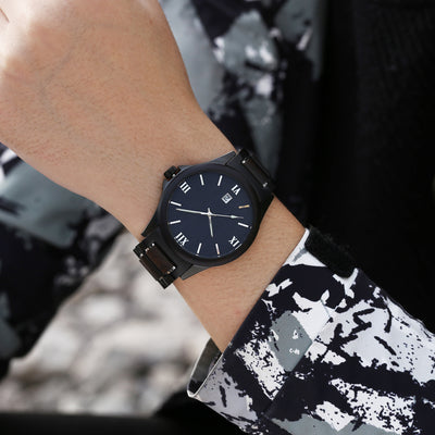 Reloj de Cuarzo para Hombre con Sándalo Negro - Image 3