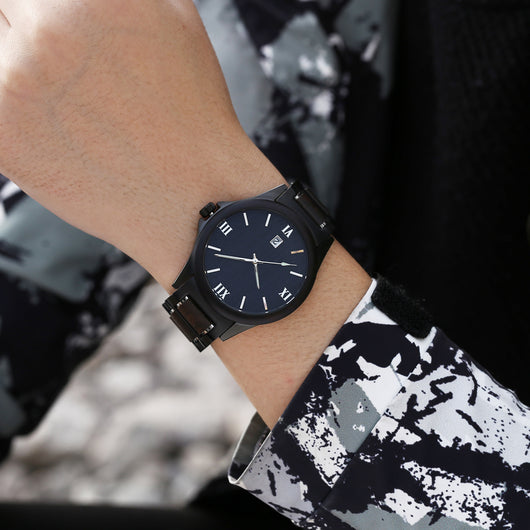 Reloj de Cuarzo para Hombre con Sándalo Negro - Image 3