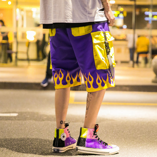 Pantalones Deportivos Personalizados con Diseño Flame - Image 3