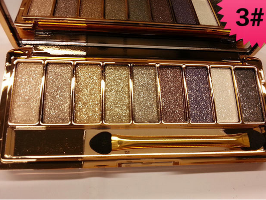 Paleta de Sombras Winnie 9 Colores con Brillo Diamante - Maquillaje Profesional - Image 8