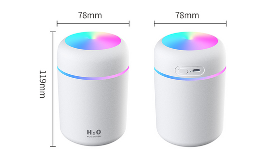 White cylindrical cotton wick, likely a replacement part for a humidifier or aroma diffuser. - Image 2