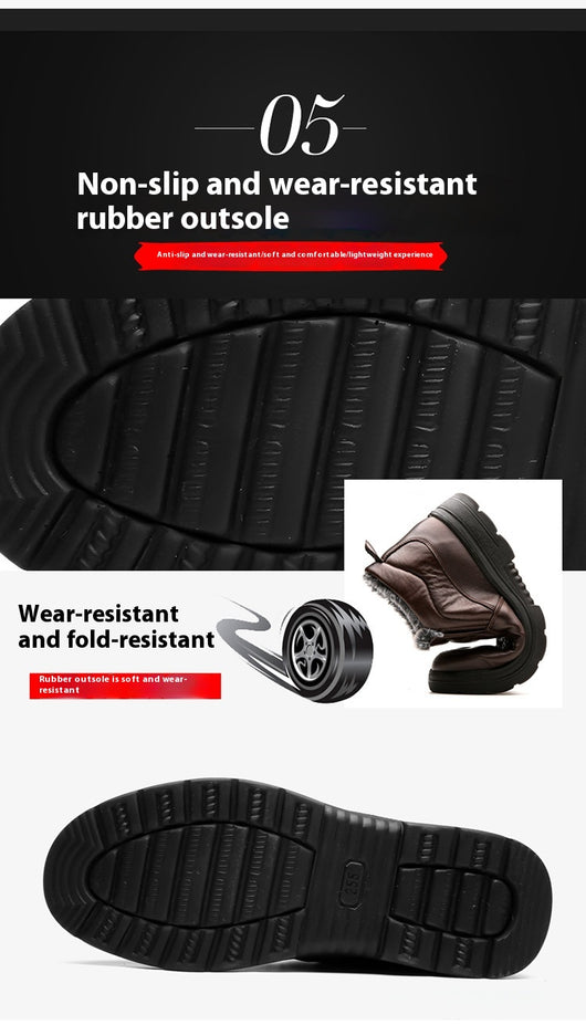 Zapatos de Invierno Acolchados para Adultos Mayores - Antideslizantes e Impermeables - Image 27