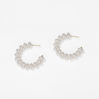Aretes de Perlas Sintéticas Vintage - Image 4