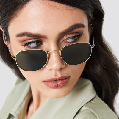 Gafas de Sol Cuadradas Compactas