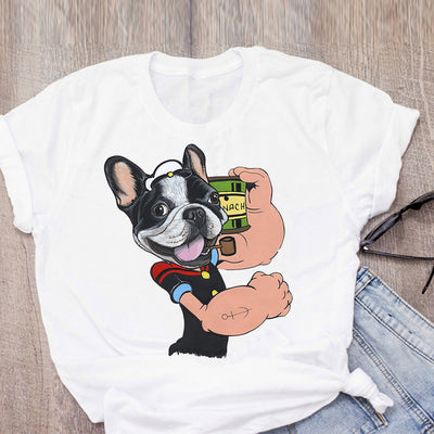 Playera Gráfica Harajuku Unisex Talla Grande - Diseño Cartoon Casual - Image 25