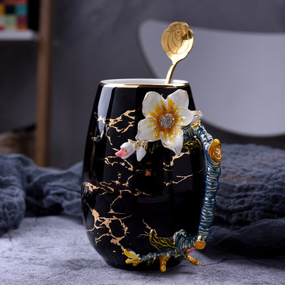 Taza Cerámica Grande con Cuchara - Diseño Creativo y Funcional - Image 21