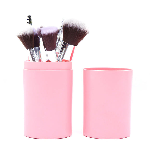 Set de 12 Brochas de Maquillaje Profesional con Estuche