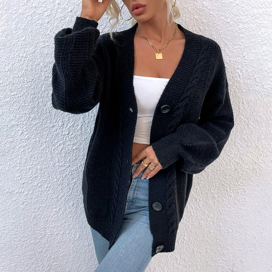 Chaqueta Suéter con Botones para Mujer - Image 13