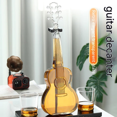 Set Decantador Guitarra en Vidrio Borosilicato Premium - Image 4