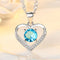 Fashionable Eternal Love Girl Necklace Pendant Azul without chain 1PC