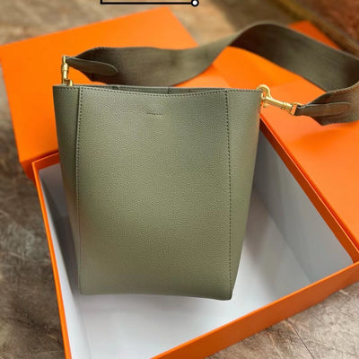 Bolso Bucket Crossbody de Cuero para Mujer - Image 12