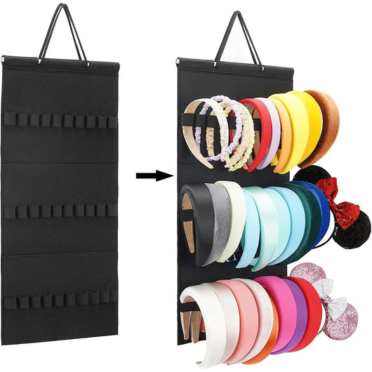 Organizador Mural de Accesorios para el Cabello con Bolsas de Fieltro - Image 3