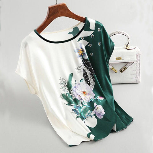 Playera Estampada Manga Corta Suelta y Cómoda para Verano - Image 15