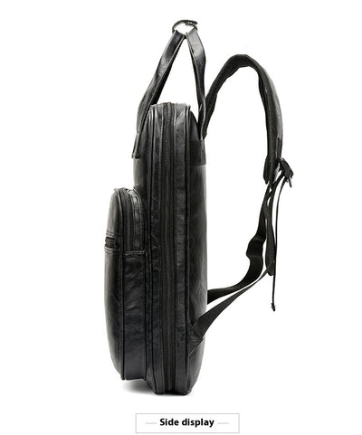 Mochila de Cuero Impermeable Resistente - Image 13