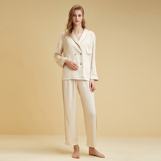 Pijama Largo de Seda Hielo Premium - Conjunto Elegante y Transpirable - Image 10