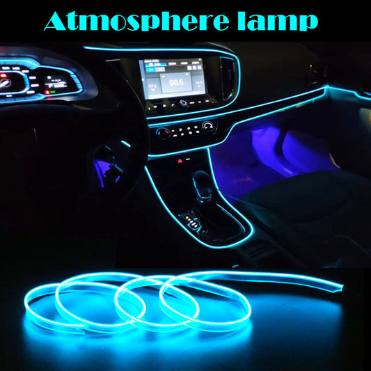 Tira LED Neon para Auto y Bicicleta - Luz Decorativa 12V Impermeable USB