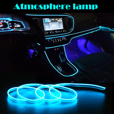 Tira LED Neon para Auto y Bicicleta - Luz Decorativa 12V Impermeable USB