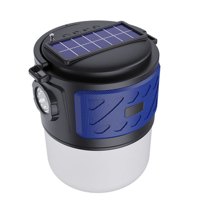 Linterna Solar Portátil con Altavoz Bluetooth y Cargador Inalámbrico - Image 7