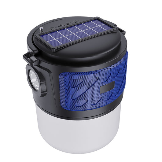 Linterna Solar Portátil con Altavoz Bluetooth y Cargador Inalámbrico - Image 7