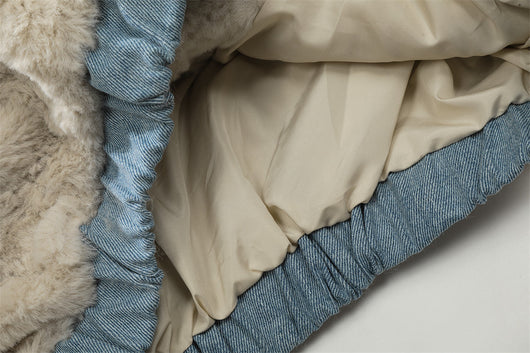 Abrigo Impermeable de Lana y Algodón Acolchado para Hombre - Image 10