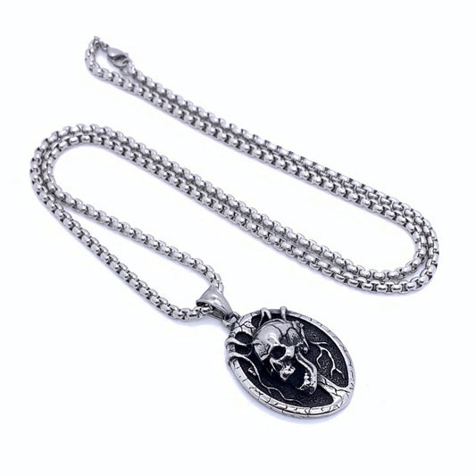 Dije Hip Hop de Acero Titanio Personalizado para Hombre