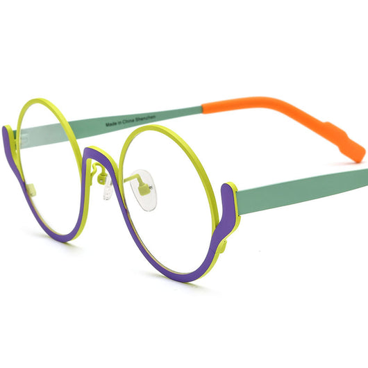 Lentes Redondos de Titanio Ultraligero en Colores Vibrantes - Image 7