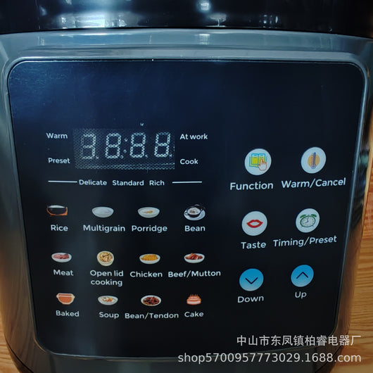 Olla a Presión Eléctrica Automática 6L Multifunción - Image 8